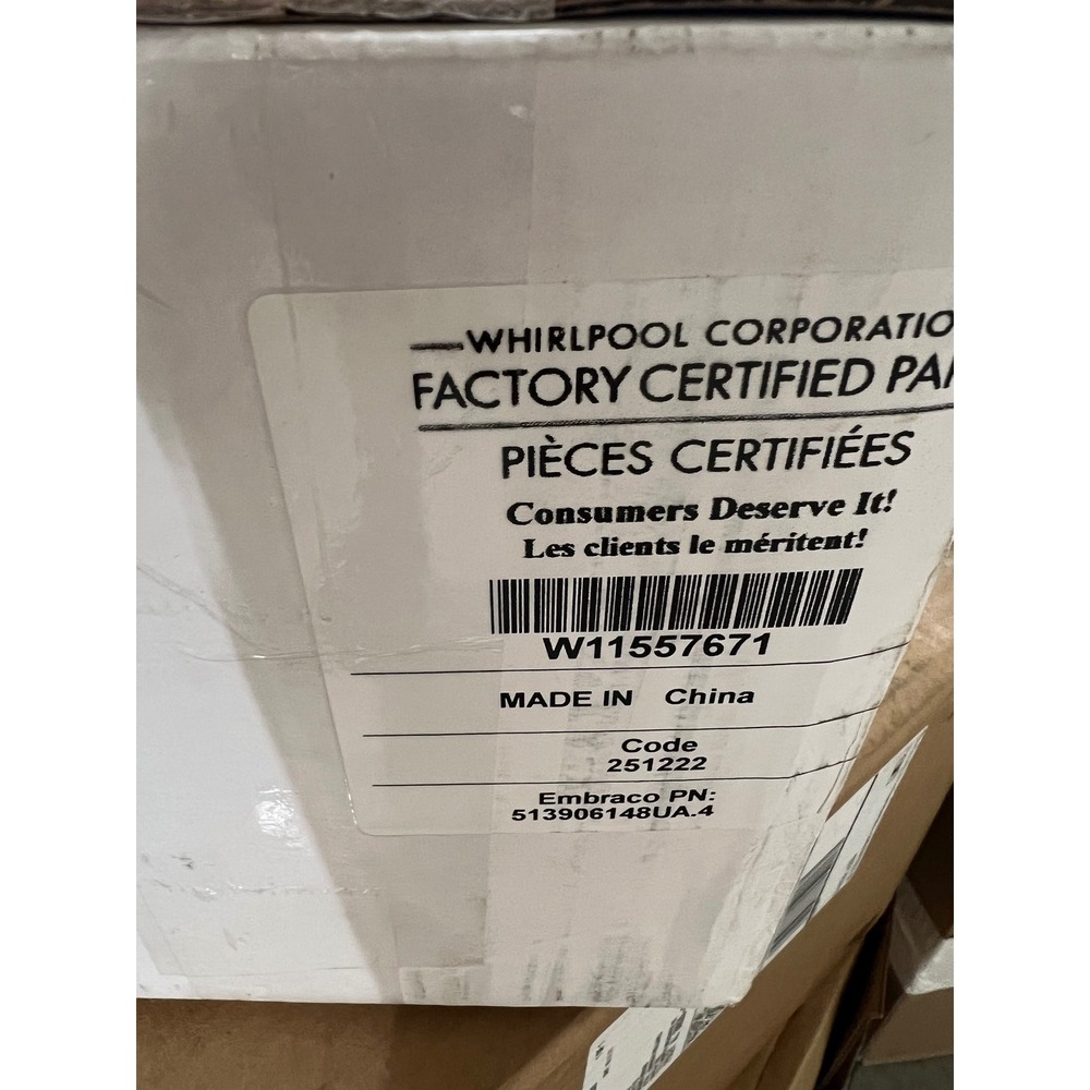 Whirlpool W11557671 Appliance Part OEM Embraco 513906148UA.4